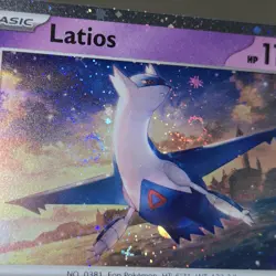 DOUBLE FULL WHOLE SWIRL 🌀💫 Latios 073/182 Promo Cosmos Paradox Holo Pokemon - Image 2