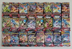 (240) Pokemon Booster Pack Lot - Obsidian Flames, Stellar Crown, Temporal Forces - Image 3