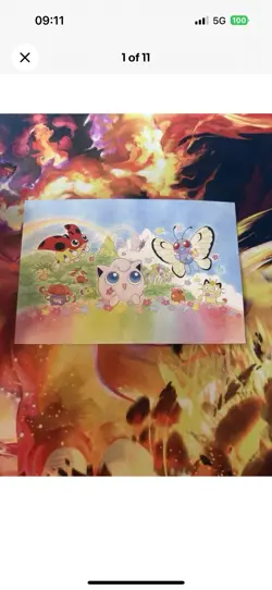Pokemon Japanese Promo Southern Islands Postcards Rainbow and Tropical (5/6) - Image 1