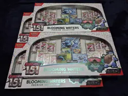 4x Pokemon Scarlet & Violet 151 Blooming Waters Premium Collection Lot Sealed - Image 1