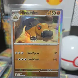 Hippowdon (Master Ball Pattern) 053/131 Pokemon Sv: Prismatic Evolutions Holo - Image 1