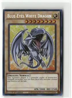 Yugioh Blue-Eyes White Dragon BLMM-EN001 Secret Rare NM 1st Ed - Image 1
