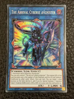 ETCO-EN050 The Arrival Cyberse @Ignister Super Rare 1st Edition NM Yugioh Card - Image 1