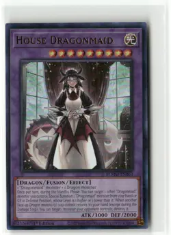 Yugioh House Dragonmaid BLMM-EN063 Ultra Rare NM 1st Ed - Image 1