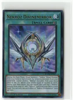 Yugioh Nekroz Divinemirror BLMM-EN027 Ultra Rare NM 1st Ed - Image 1