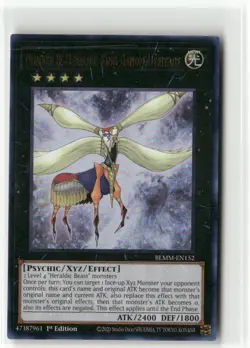 Yugioh Number 8: Heraldic King Genom-Heritage BLMM-EN152 Ultra Rare NM 1st Ed - Image 1