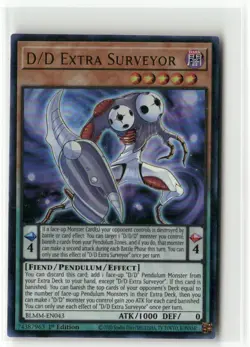 Yugioh D/D Extra Surveyor BLMM-EN043 Ultra Rare NM 1st Ed - Image 1