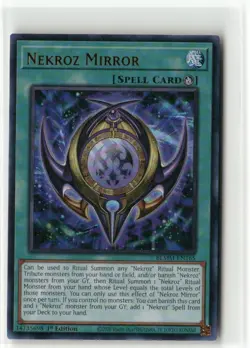 Yugioh Nekroz Mirror BLMM-EN165 Ultra Rare NM 1st Ed - Image 1