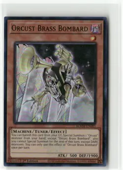 Yugioh Orcust Brass Bombard BLMM-EN083 Ultra Rare NM 1st Ed - Image 1