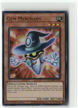 Yugioh Gem-Merchant BLMM-EN109 Ultra Rare NM 1st Ed - Image 1