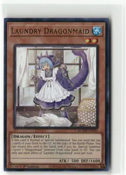 Yugioh Laundry Dragonmaid BLMM-EN056 Ultra Rare NM 1st Ed - Image 1