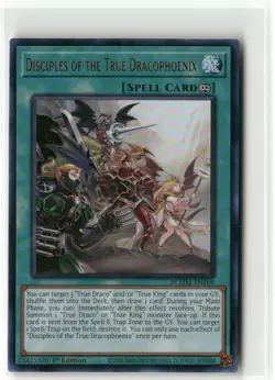 Yugioh Disciples of the True Dracophoenix BLMM-EN169 Ultra Rare NM 1st Ed - Image 1