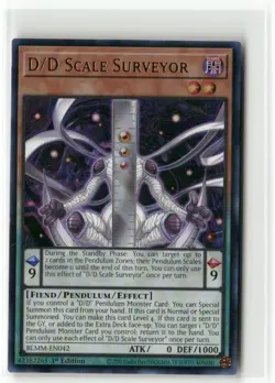 Yugioh D/D Scale Surveyor BLMM-EN042 Ultra Rare NM 1st Ed - Image 1