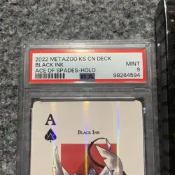 Metazoo Black Ink Holo PSA 9 Mint KS Card + Kickstarter WPT Sealed Promo Box - Image 3