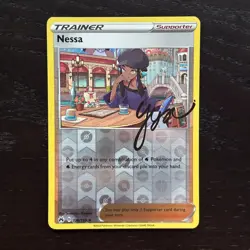 Nessa 136/159 Pokemon Crown Zenith Sword & Shield Reverse Holo Rare Card NM - Image 1