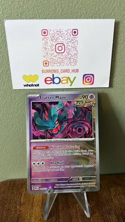 Pokemon Flutter Mane Prismatic Evolutions Master Ball Reverse Holo Card 043/131 - Image 1