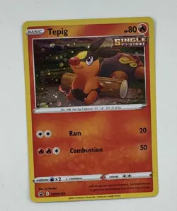 Tepig - SWSH172 Alternate Pokemon Promo Sword & Shield Ultra Rare Holo Card VLP - Image 1
