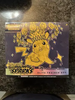Pokemon Surging Sparks Elite Trainer Box ETB Pokemon Center Exclusive - SEALED - Image 1