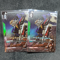 Gundam Card Game | Wing Gundam Zero LR Eng GD01-024 LR+ Newtype Rising NM X2 - Image 1
