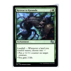 Retreat to Kazandu #707 Regular Uncommon MTG 2024 Foundations Jumpstart (J25) - Image 1