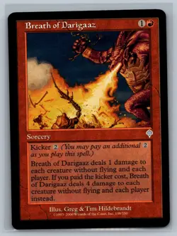 Magic The Gathering Invasion Breath of Darigaaz #138/350 MTG TCG CCG - Image 1