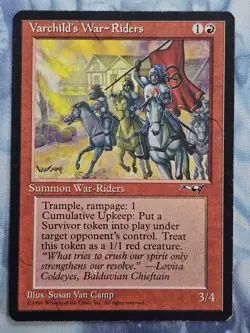 Varchild's War-Riders x 2 - Alliances - Magic the Gathering - MTG - Light Play - Image 2