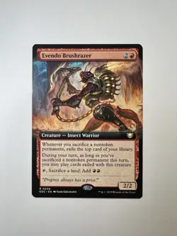MTG Edge Of Eternities - Evendo Brushrazer 0030 Non Foil (Extended Art) - Image 1