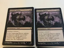 4x Parasitic Implant New Phyrexia MTG Magic Cards NM 2011 67/175 Enchantment - Image 3