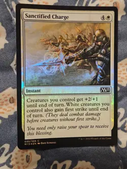 Sanctified Charge FOIL Magic 2015 MTG - Image 2