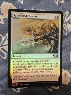 Sanctified Charge FOIL Magic 2015 MTG - Image 3
