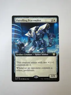 MTG Edge Of Eternities - Patrolling Peacemaker 0025 Non Foil (Extended Art) - Image 1