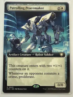 MTG Edge Of Eternities - Patrolling Peacemaker 0025 Non Foil (Extended Art) - Image 1