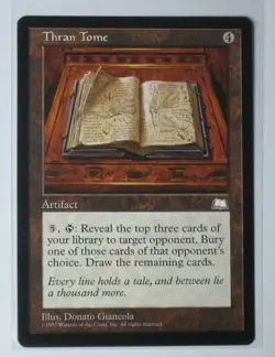 Thran Tome - Weatherlight - MTG Magic the Gathering - Image 1