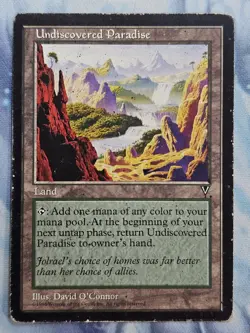Undiscovered Paradise - Weatherlight - Magic the Gathering - MTG - Heavy Play - Image 1