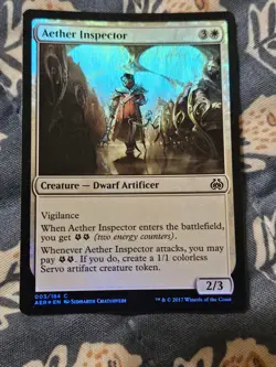 Aether Inspector FOIL Aether Revolt MTG Magic LP - Image 1