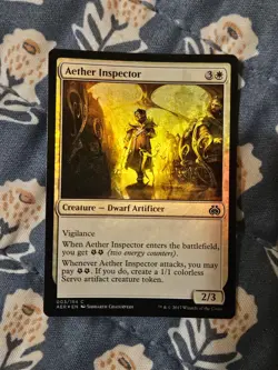 Aether Inspector FOIL Aether Revolt MTG Magic LP - Image 2