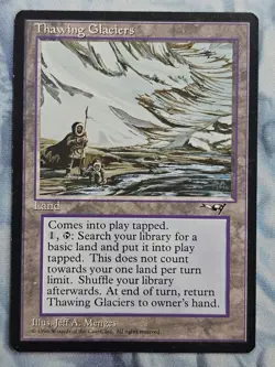 Thawing Glaciers - Alliances - Magic the Gathering - MTG - Light Play - Image 1