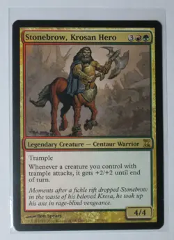 Stonebrow, Krosan Hero - TimeSpiral - MTG Magic the Gathering - Image 1