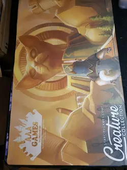 MTG Star City Games Creature Collection 2017 AmonKhitty Playmat - Image 1