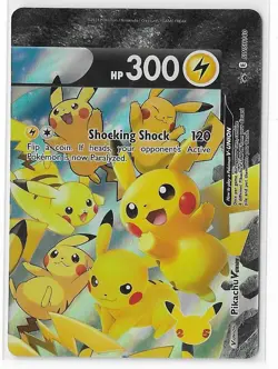 Pikachu V-Union Top Right SWSH140 Holo Black Star Promo Sword Shield Pokemon NM - Image 1