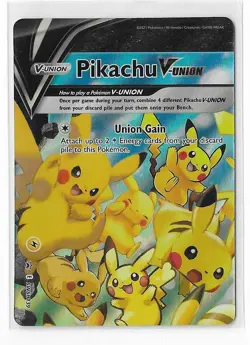 Pikachu V Union SWSH139 Sword & Shield Black Star Promo Holo Pokemon Card TCG NM - Image 1