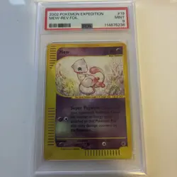 Pokemon Expedition Mew Reverse Holo PSA 9 - Image 1