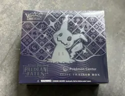 Pokemon TCG Pokemon Center Exclusive Paldean Fates ETB - Sealed - Image 1