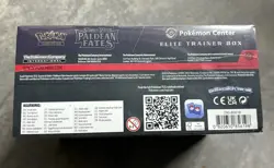 Pokemon TCG Pokemon Center Exclusive Paldean Fates ETB - Sealed - Image 4