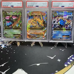 2016 Pokemon XY Evolutions M Mega EX Charizard Blastoise Venusaur 2 13 22 PSA 10 - Image 1