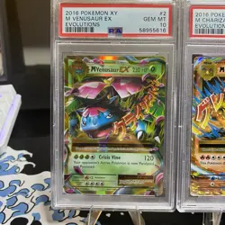 2016 Pokemon XY Evolutions M Mega EX Charizard Blastoise Venusaur 2 13 22 PSA 10 - Image 2
