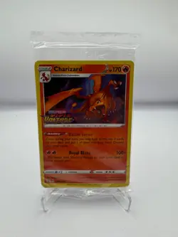 Pokemon Charizard SWSH066 Vivid Voltage Prerelease Sealed Pack Promo - Image 1