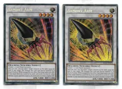2x Armory Arm - (HAC1-EN176 - Ltd Ed - Secret Rare) - NM/Sealed - Yugioh - Image 1
