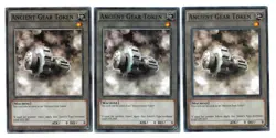 3x Ancient Gear Token - (SR03-ENTKN - Unltd Ed - Common) - NM - Yugioh - Image 1