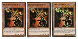 3x Dark Red Enchanter - (SBSC-EN002 - 1st - Super Rare) - NM - Yugioh Speed Duel - Image 1